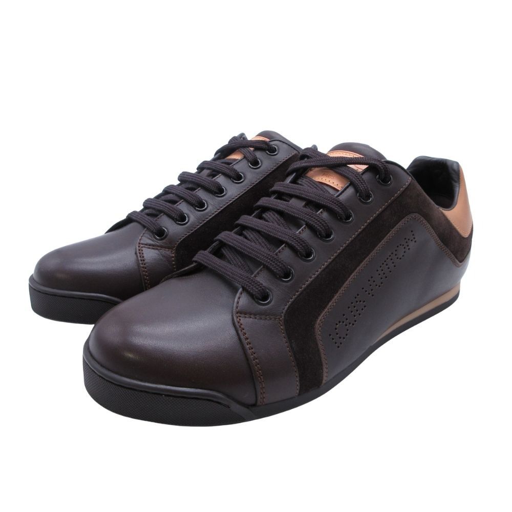 美品 2009年製 LOUIS VUITTON ルイヴィトン パンチング ロゴ スエード  