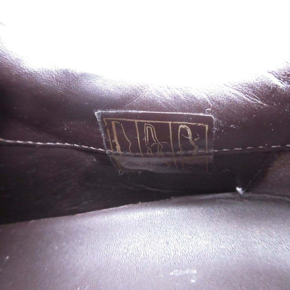 美品 2009年製 LOUIS VUITTON ルイヴィトン パンチング ロゴ スエード  