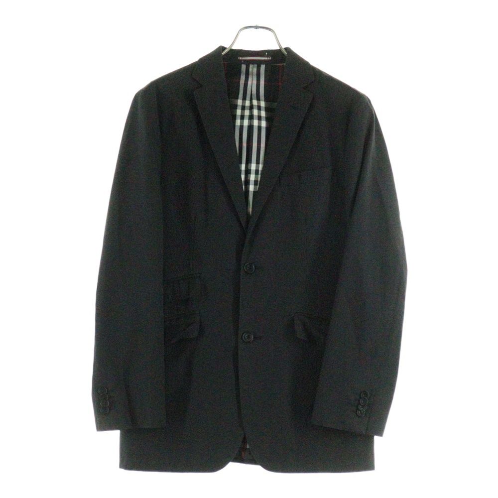 新品未使用タグ付き バーバリーブラックレーベル カーディガン ホースロゴ 黒 M BURBERRY BLACK LABEL (バーバリー ブラックレーベル) ストライプ柄