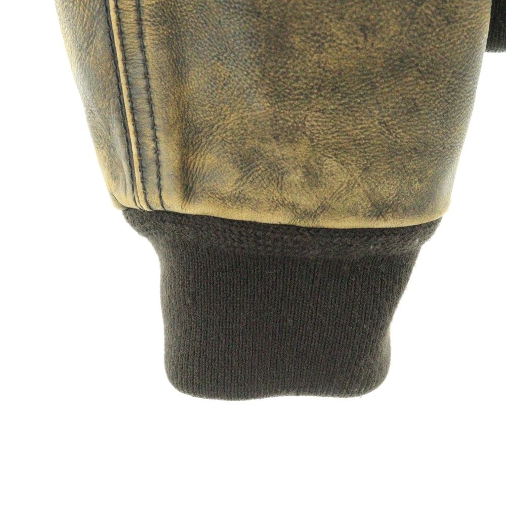 レザージャケット ブラウン