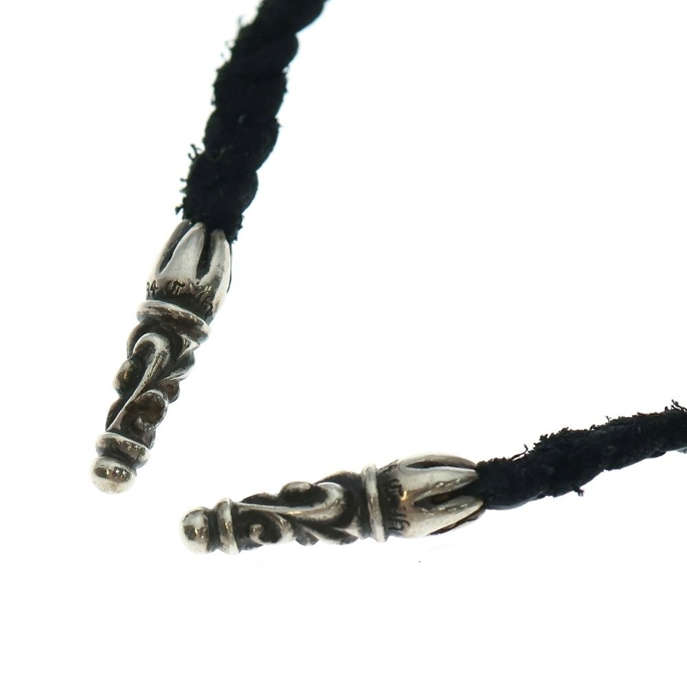 CHROME HEARTS (クロムハーツ) LEATHER BRAID スクロールレザー