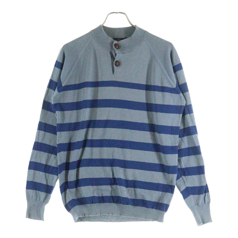 未使用品　JOHN SMEDLEY ジョンスメドレー　30G ボーダーニット JOHN SMEDLEY (ジョンスメドレー) UK製 ボーダー コットンニット