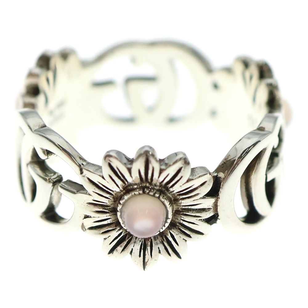 GUCCI (グッチ) Flower Double G Ring ダブルG フラワー マザーオブ