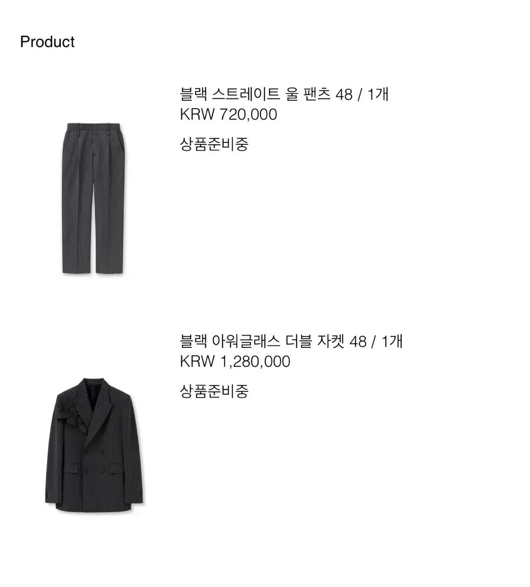 WOOYOUNGMI ウーヨンミ 25fw メイン スーツ セットアップ