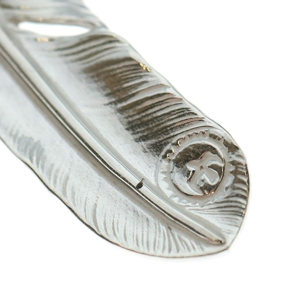 【100%本物】 goro s ゴローズ 上銀金縄ターコイズ特大フェザー 右向き ペンダントトップ シルバー ゴールド 最終セール