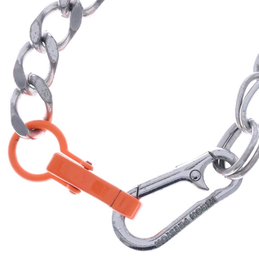 HERON PRESTON ヘロンプレストン CUBIC NECKLACE ネックレス シルバー オレンジ