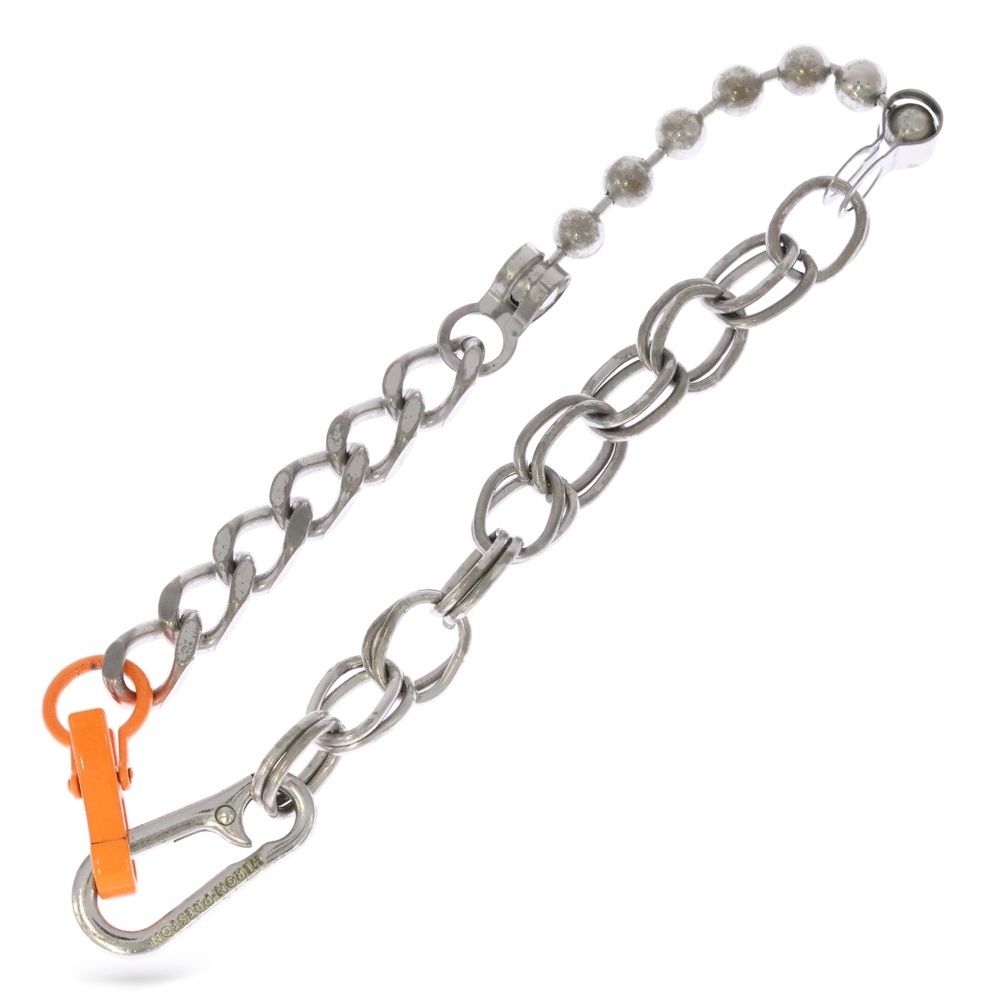 HERON PRESTON MULTICHAIN SQUARE NECKLACE Heron Preston HERON PRESTON MULTICHAIN SQUARE NECKLACE Heron Preston