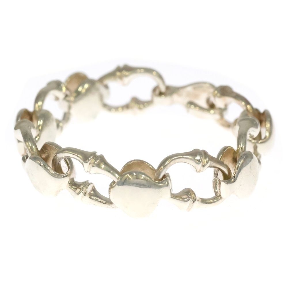 NO BRAND ノーブランド here s ヒアーズ SPINAL COLUMN BRACELET 301 スパイナル コラム ブレスレット シルバー