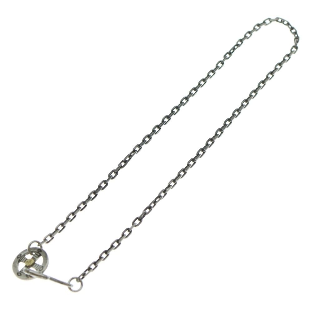 TADY KING タディアンドキング ネイティブフック レギュラーホイールGPロングホーン付き太角チェーン ネックレス シルバー ゴールド