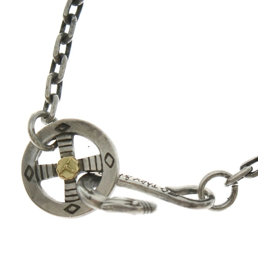 TADY - KING タディアンドキング ネイティブフック レギュラーホイールGPロングホーン付き太角チェーン ネックレス シルバー ゴールド