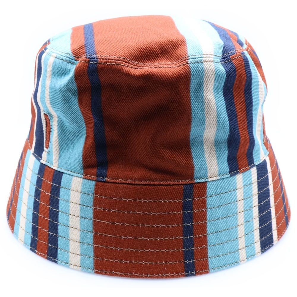 PRADA プラダ 22 SS Re-Nylon Bucket Hat 2 HC 282 リナイロンバケットハット トライアングルロゴ アシンメトリー マルチ