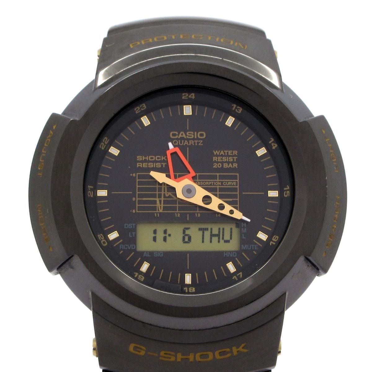 CASIO カシオ 腕時計 G-SHOCK AWM-500GC-1AJR ボーイズ SS GMT タフソーラー ポーターコラボケース 黒
