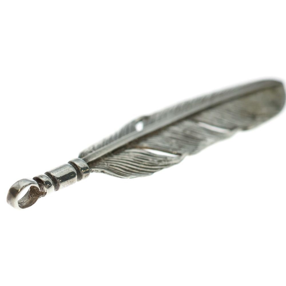  REDMAN レッドマン 大フェザー右向き ネックレストップ シルバー RM 104 L SV その他 アクセサリー