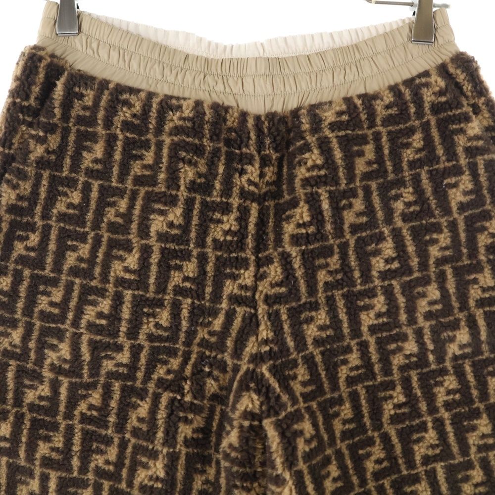 フェンディ ハーフパンツ スイムショーツ ズッカ柄 ナイロン ブラウン スイムショーツ テクニカルファブリック ブラウン | Fendi