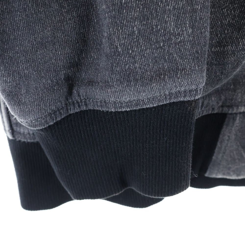 ジップアップデニムフーディ