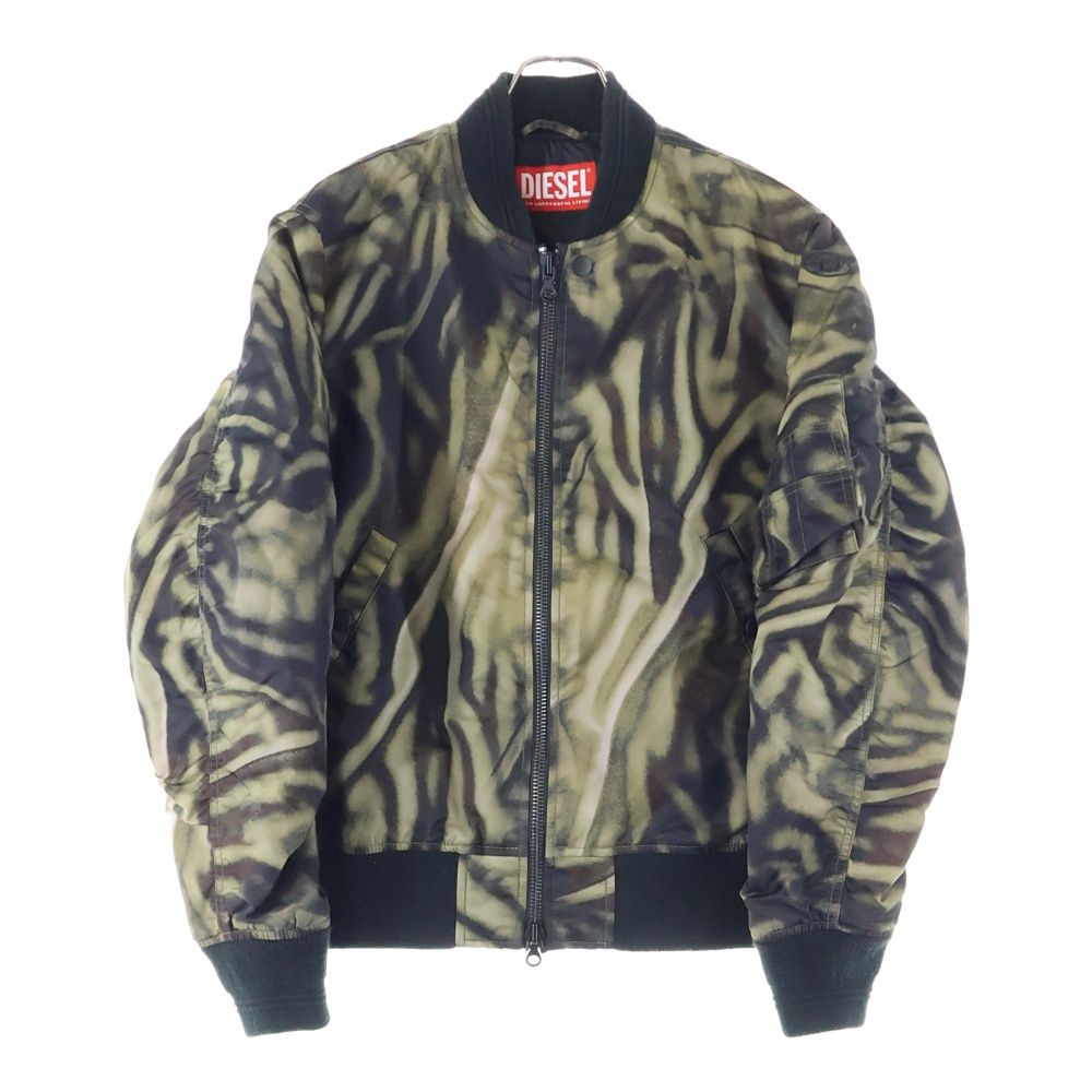 DIESEL (ディーゼル) J-DUBLEE MA-1 ジャケット ロゴ刺繍 ジップアップ