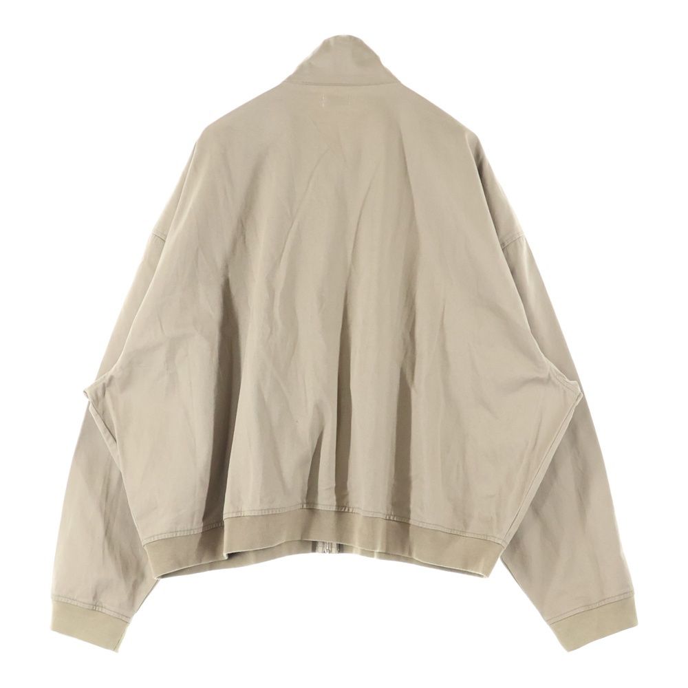 WILLY CHAVARRIA ウィリーチャバリア 胸ロゴデザイン ダブルポケット ジップアップ コットン ジャケット ベージュ