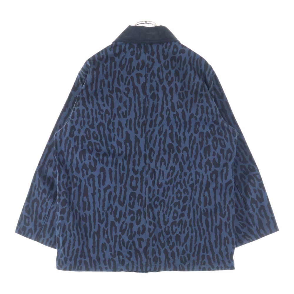 WACKO MARIA ワコマリア 22SS ×DICKIES LEOPARD COVERALL ディッキーズ レオパード カバーオール ジャケット ネイビー DICKIES-WM-BL05