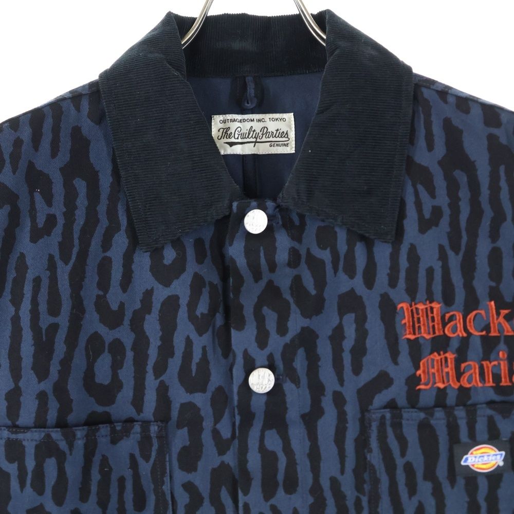 超希少ワコマリア×ディッキーズコラボカバーオールXXLレオパード WACKO MARIA (ワコマリア) 22SS ×DICKIES LEOPARD COVERALL