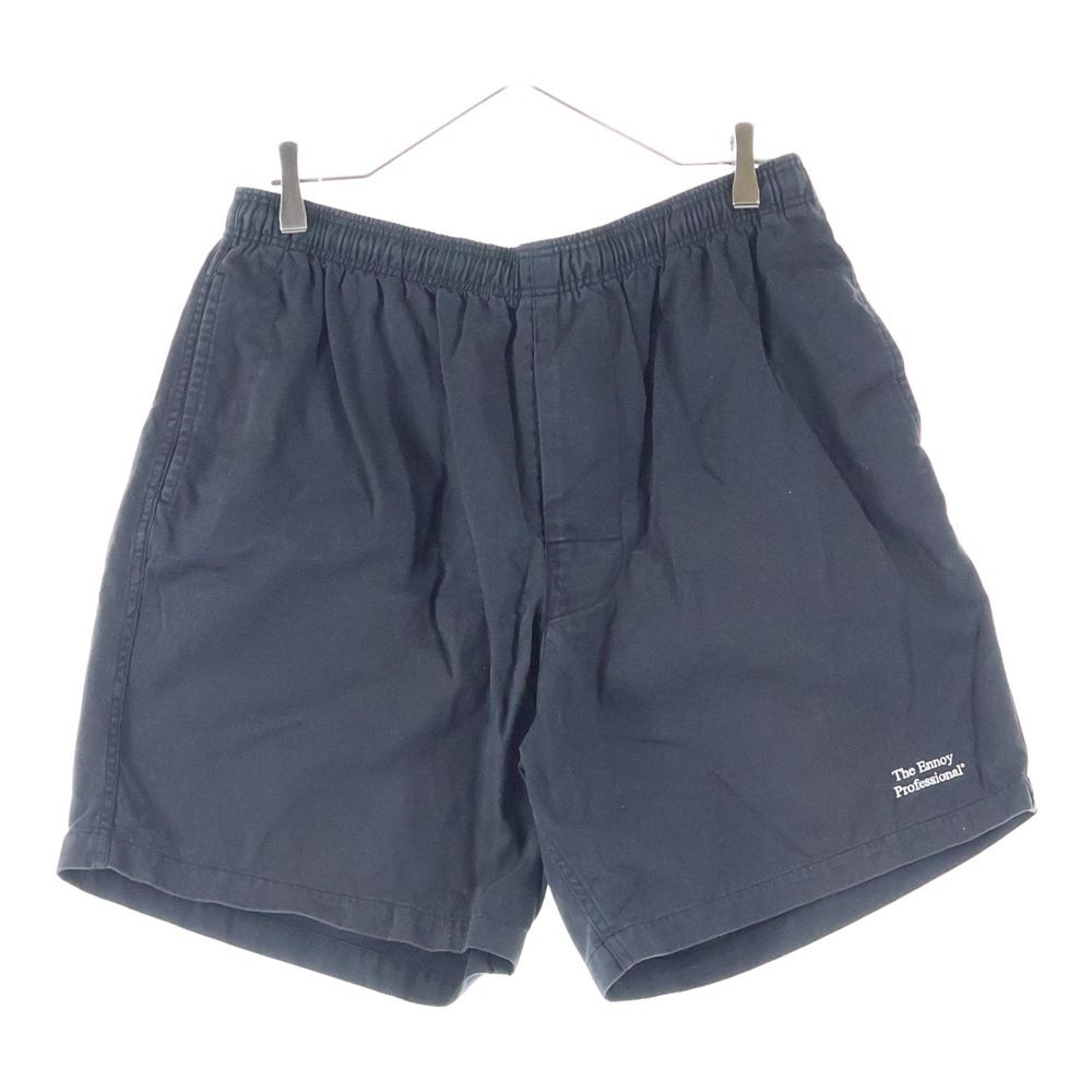 The Ennoy Professional エンノイプロフェッショナル 22SS イージーショーツ ハーフパンツ ブラック SS22BRENPT01LV