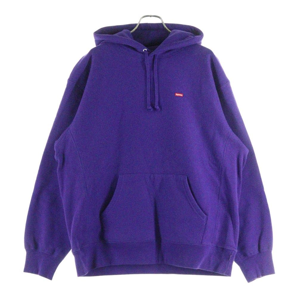 SUPREME シュプリーム 24AW Small Box Hooded Sweatshirt スモールボックスロゴデザイン カンガルーポケット フーデッド スウェット パーカー パープル