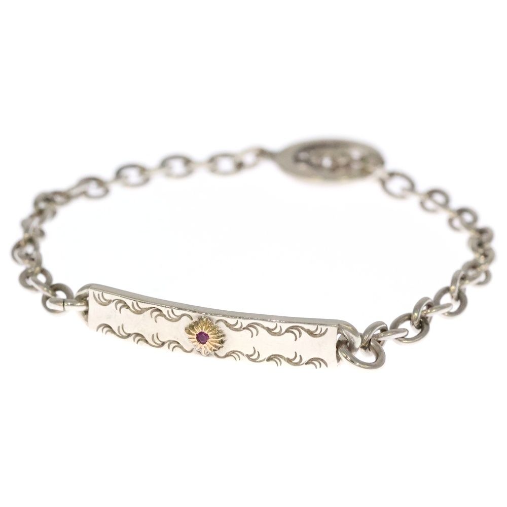 ARIZONA DOM アリゾナフリーダム B-51a K18 太陽神 チェーンブレスレット 誕生石入り シルバー