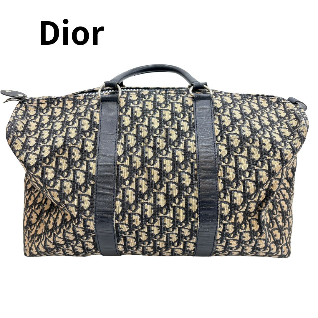Dior トロッター柄 ボストンバッグ