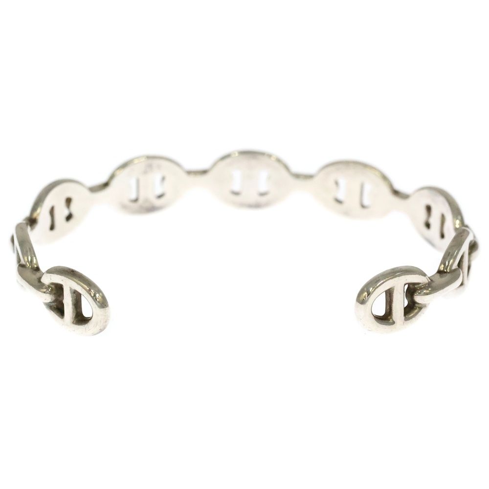 HERMES エルメス Chaine d Ancre MM Enchainee シェーヌダンクル アンシェネ バングル ブレスレット シルバー