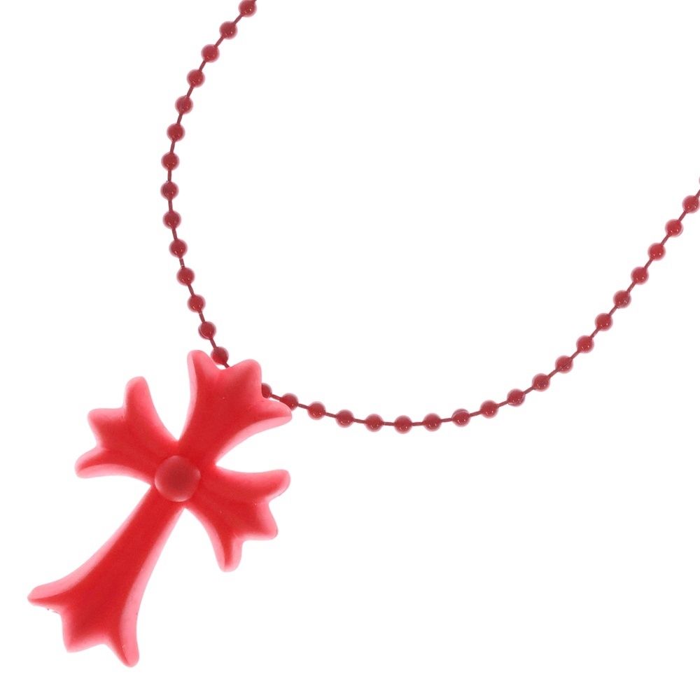 新品未使用品 クロムハーツ ラバー CHクロス ネックレス レッド CHROME HEARTS CHクロス ラバーネックレス クロムハーツ レッド