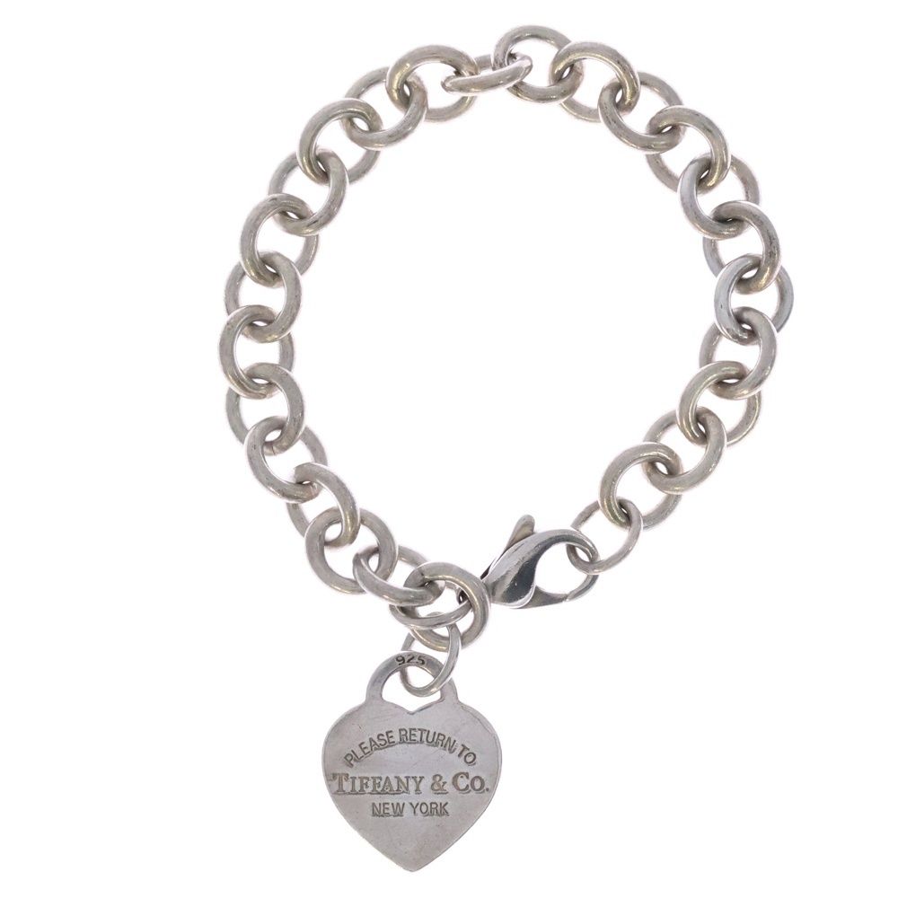 TIFFANY - Co. ティファニー RETURN TO TIFFANY リターン トゥ ティファニー ハートチャーム ブレスレット シルバー
