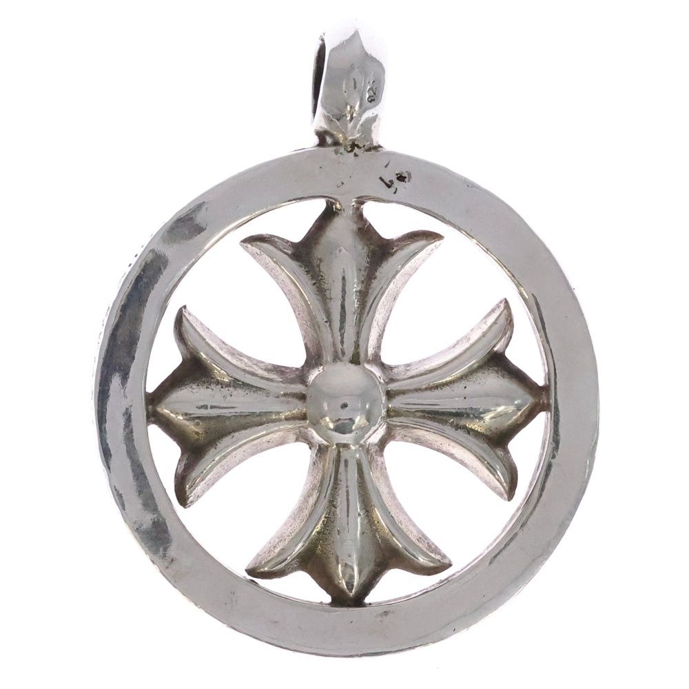 CHROME HEARTS クロムハーツ CH PLUS MEDALION CHプラスメダリオン ペンダント シルバーネックレストップ