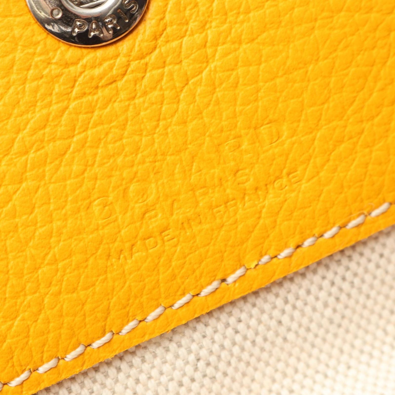 ゴヤール GOYARD トートバッグ サンルイPM イエロー PVCコーティング 