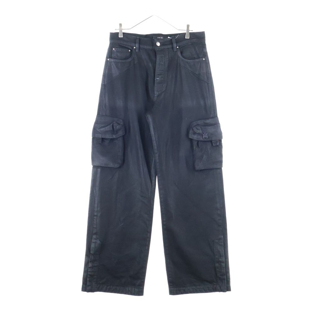 AMIRI アミリ Wax M65 BAGGY CARGO ワックス加工 M65 バギー カーゴパンツ ブラック