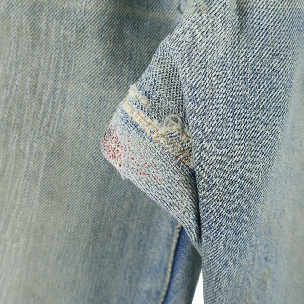 Levi's (リーバイス) 70s 501 66後期 ボタン裏刻印6 スモールe 不均等V