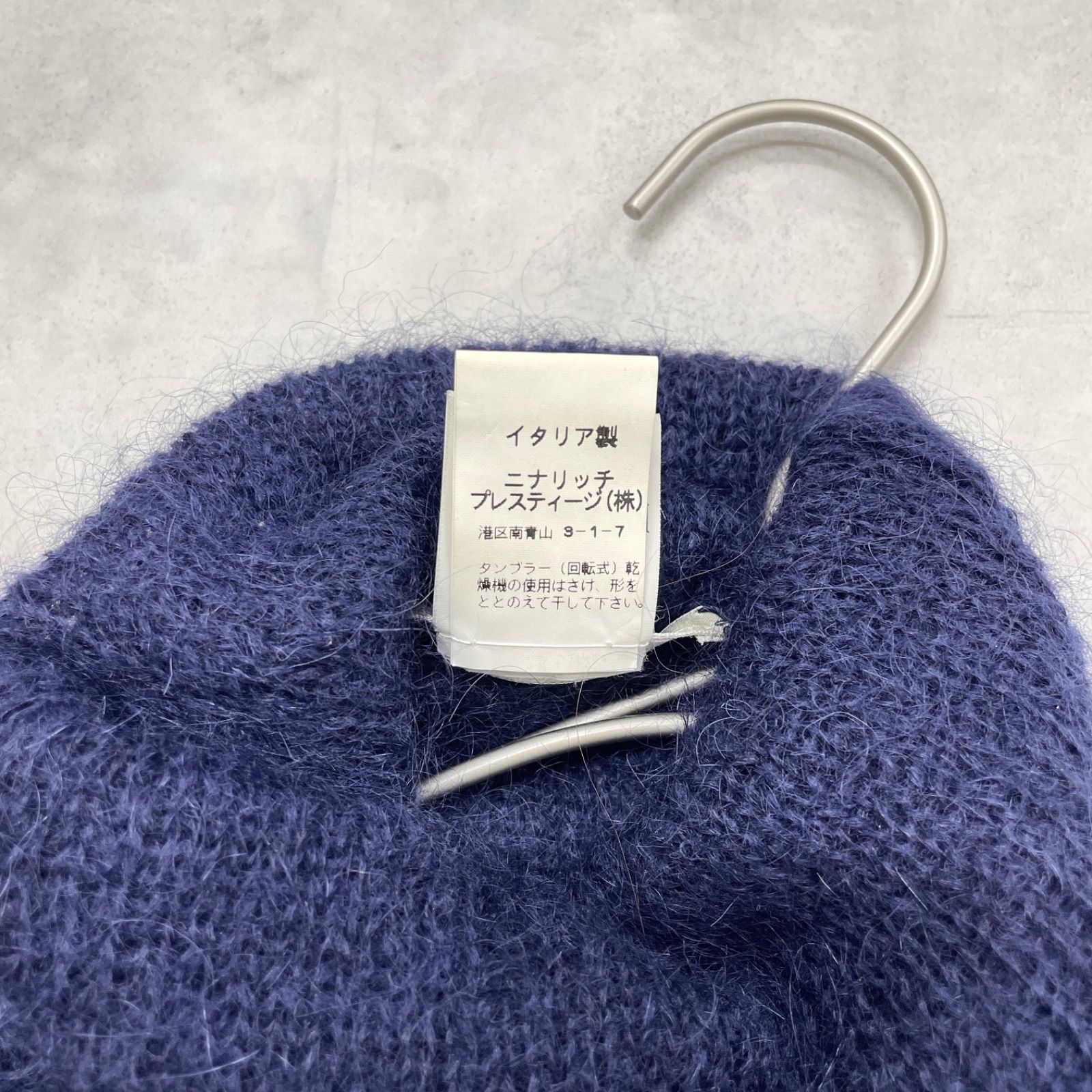 NINA RICCI リナリッチ ニットトップス タートルネック モヘヤ メリノ 