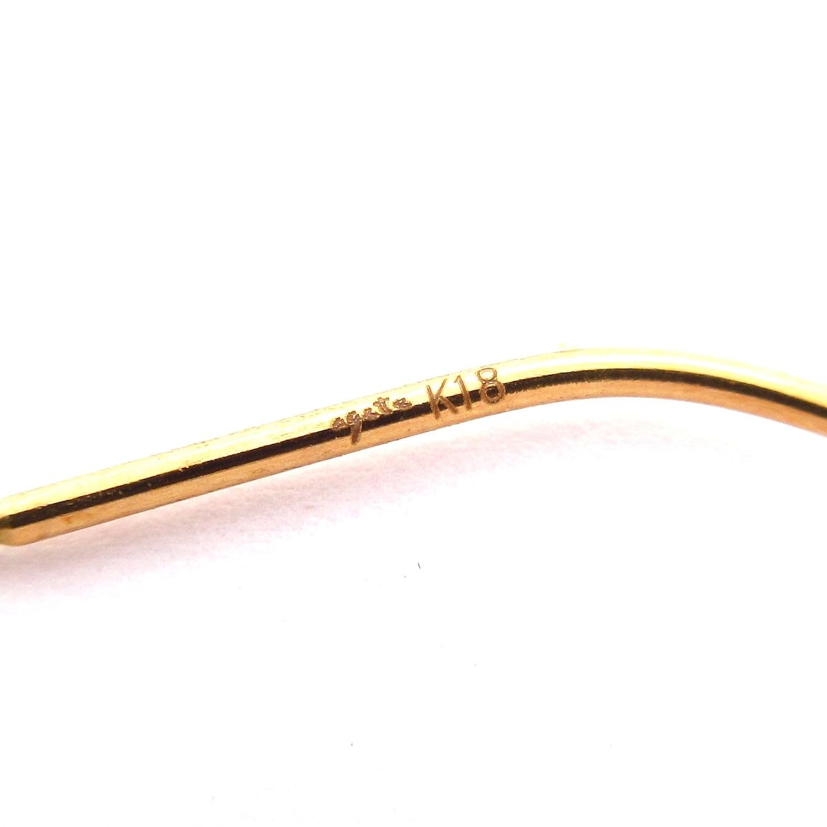  agete アガット ピアス K 18 YG ピアス(両耳用) アクセサリー