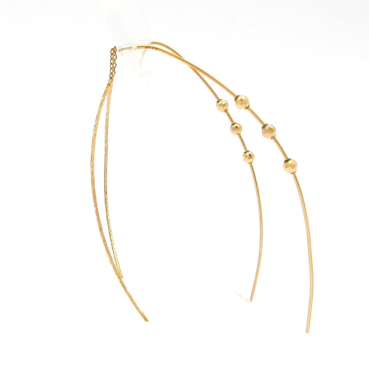 agete アガット ピアス K 18 YG