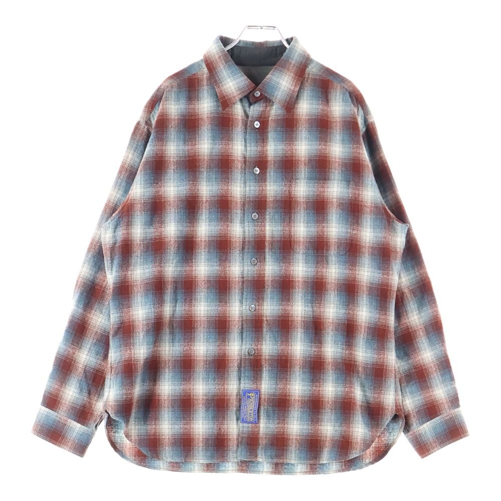 Maison Martin Margiela メゾンマルタンマルジェラ 23AW × PENDLETON ペンドルトン ウール 長袖 オンブレチェック シャツ マルチ S67DT0002