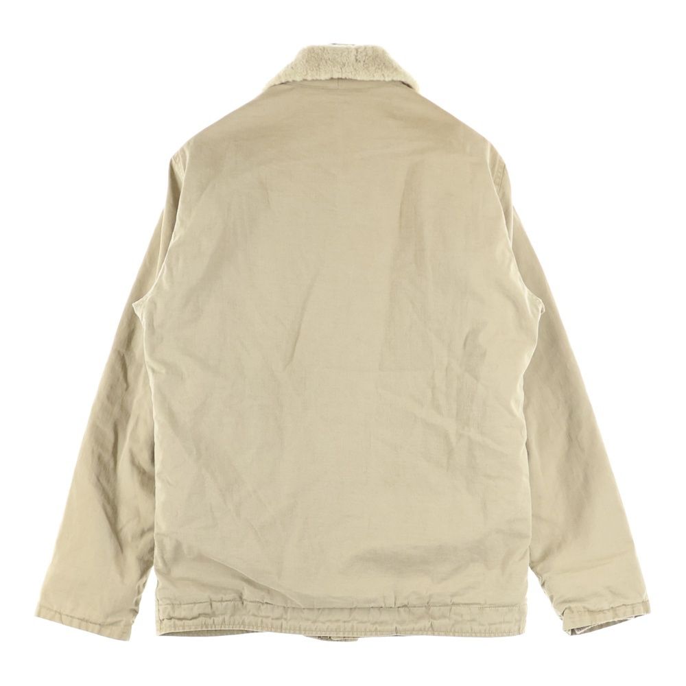 VISVIM ヴィスヴィム DECKHAND JKT WIND STOPPER N-1 デックハンド ウィンドストッパー 裏ボア ジップアップ デッキジャケット ベージュ VS0001576