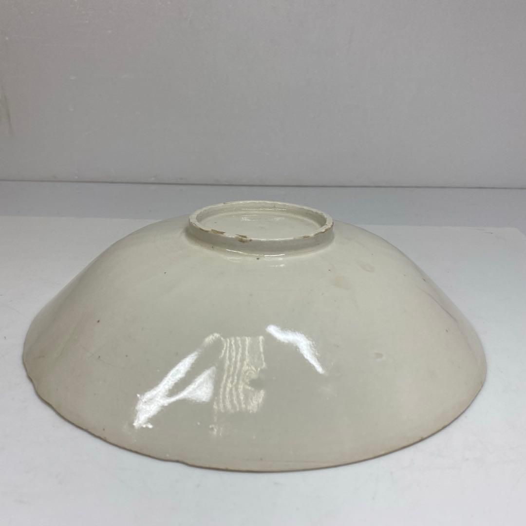 中国宋時代 定窯白磁草花文鉢 幅約20.4㎝ トヒコカ 本さ7-0216☆1F