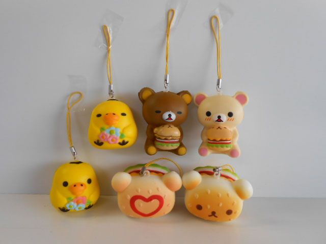 Jom11GZリラックマハッピーピクニックふわふわマスコット6種