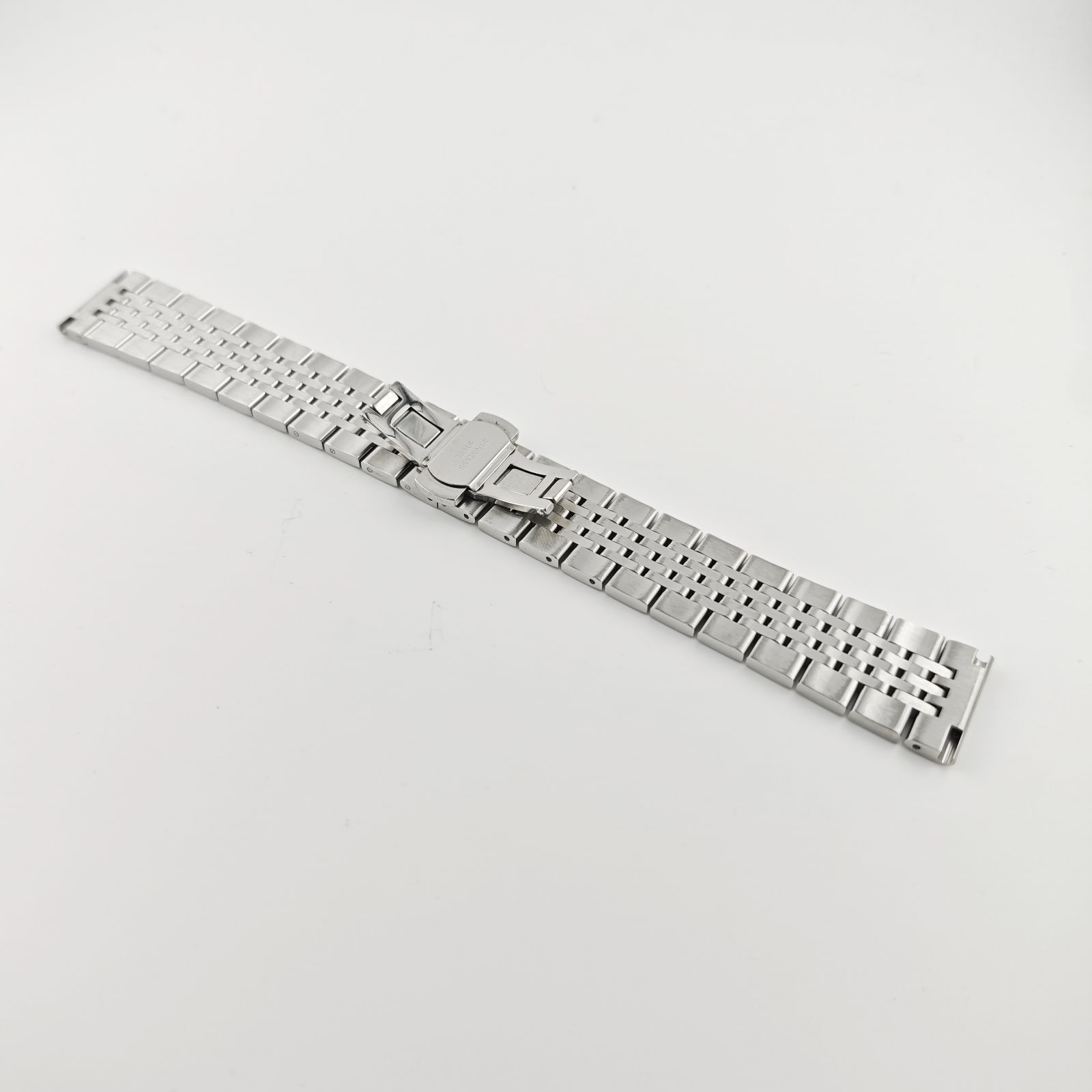 22mm 腕時計 修理交換用 ブレスレット 7連 コンビ フラットエンド 