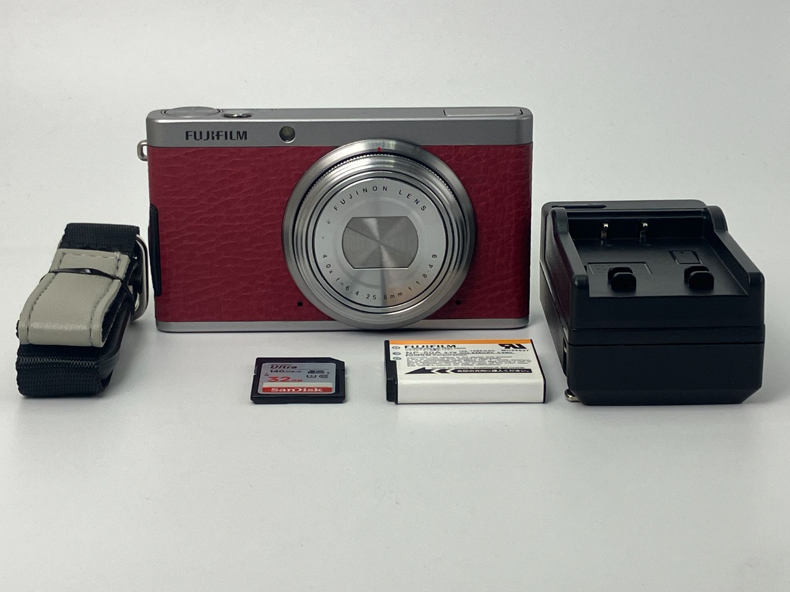 返品保証・動作確認済】FUJIFILM XF1 レッド FUJIFILM 富士フイルム