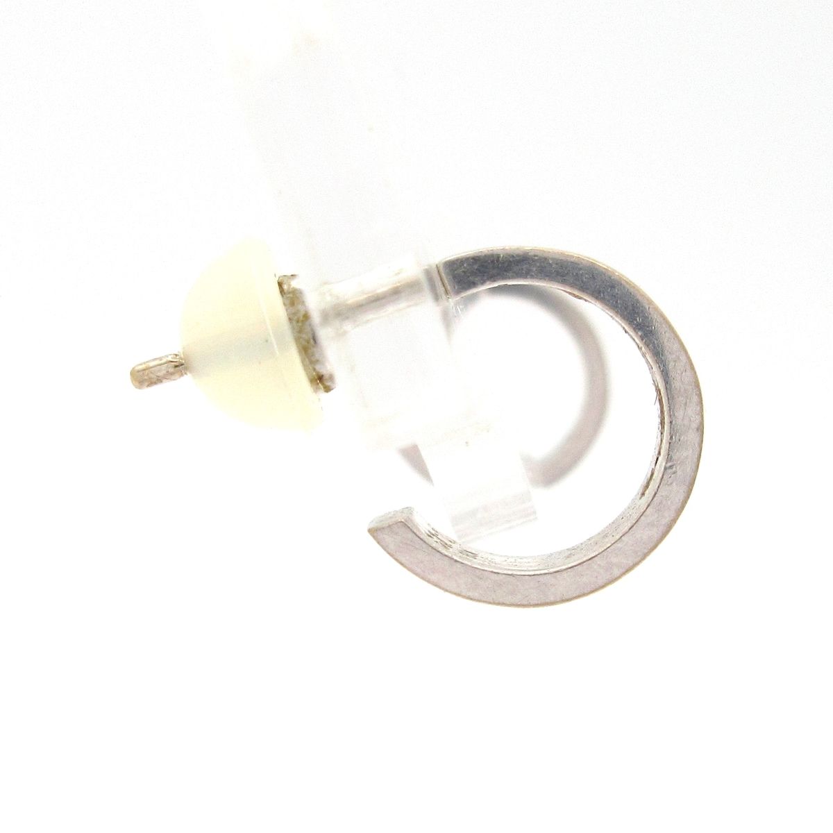 STAR JEWELRY スタージュエリー ピアス K 18 WG ダイヤモンド 0 03刻印