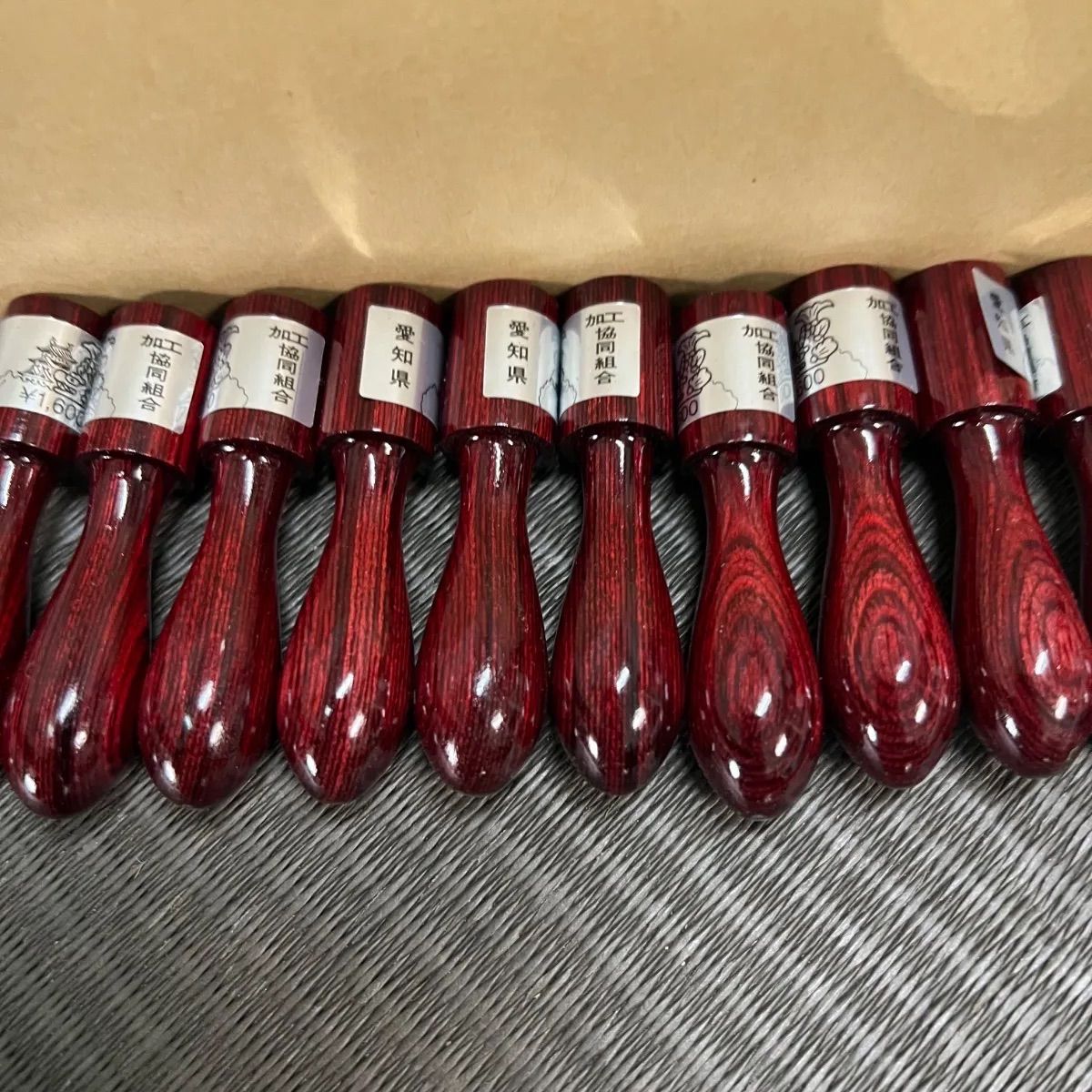 ︎ 残り50 set 印材 愛知県 丸印 加工 30本 セット 彫刻前愛知a_16