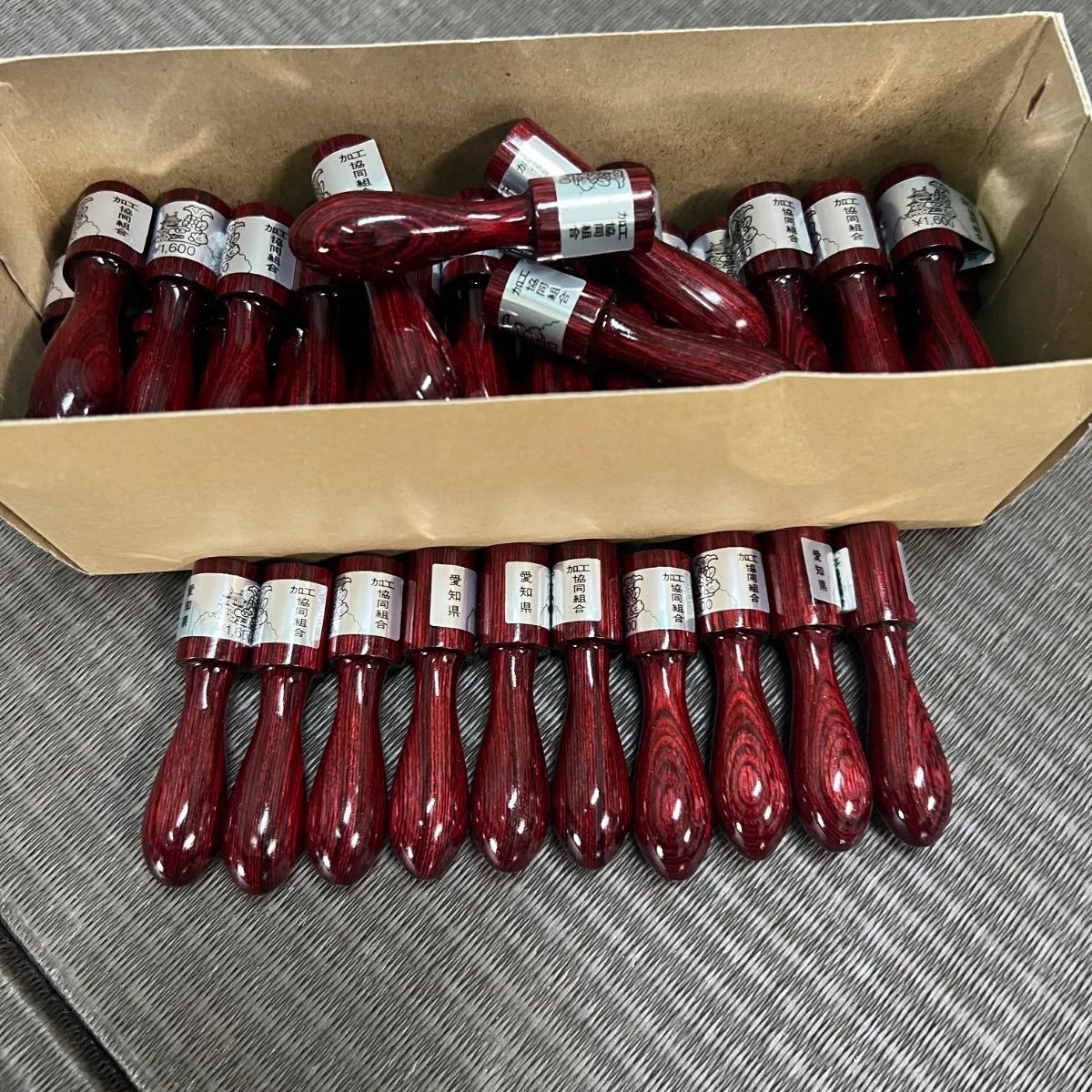 ︎ 残り50 set 印材 愛知県 丸印 加工 30本 セット 彫刻前愛知a_16