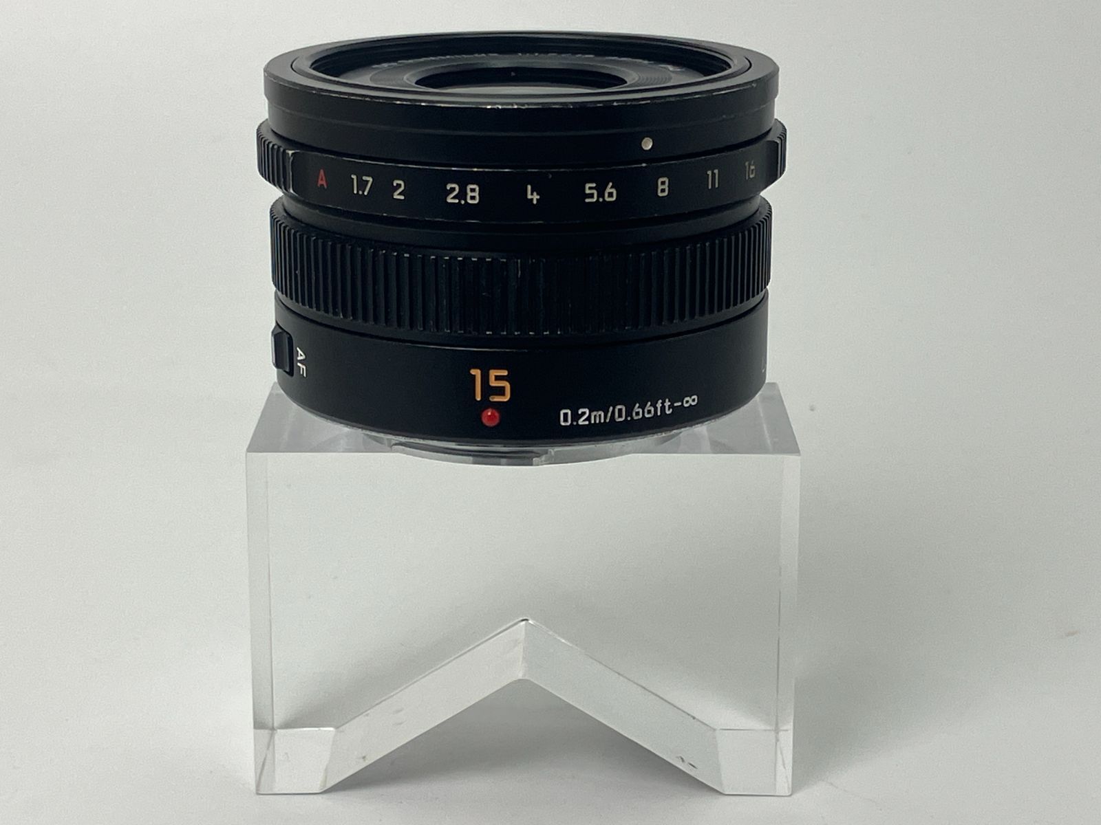 返品保証 動作 済 LEICA DG SUMMILUX 15mm F1.7 ASPH. マイクロフォーサーズ用