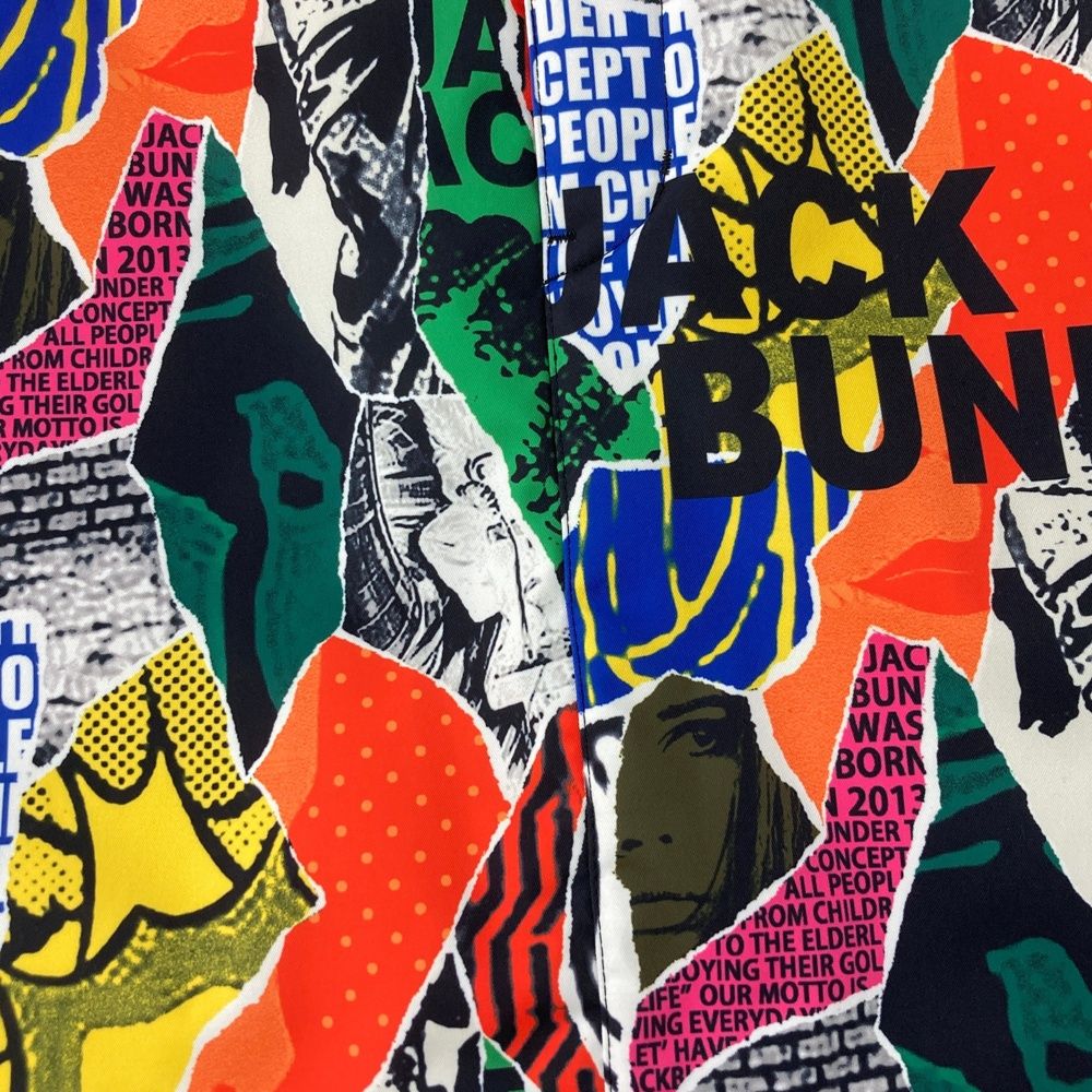  サイズ 1 JACK BUNNY ジャックバニー インナー付 中綿スカート 総柄 ブラック系 ゴルフウェア レディース ストスト スカート レディースウェア