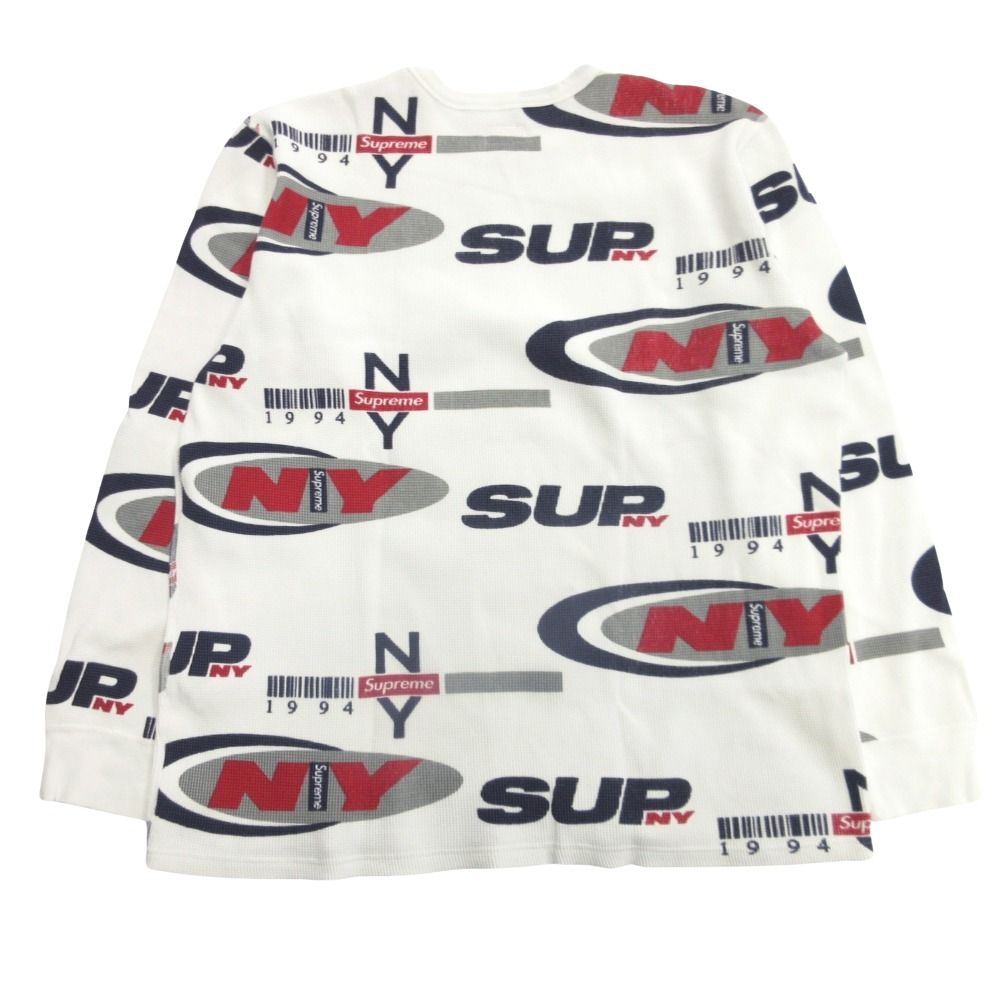 美品 18aw Supreme シュプリーム NY Waffle Thermal ワッフル サーマル
