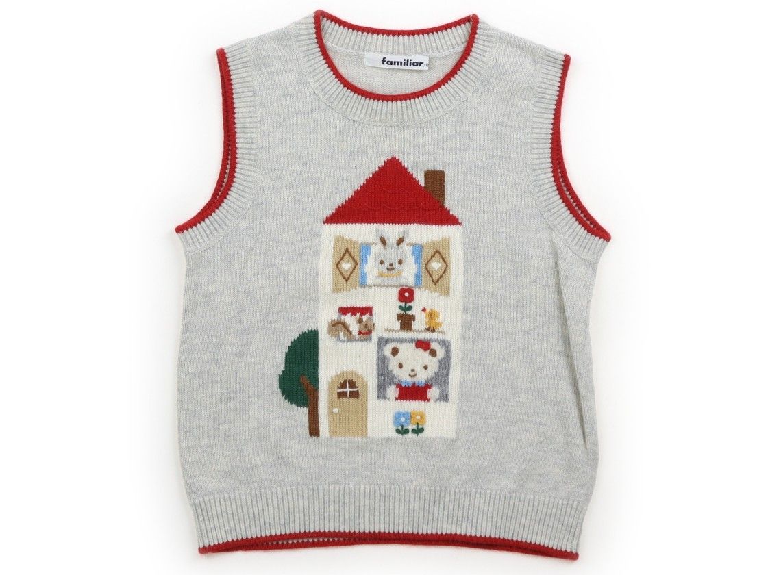 新品タグ付きfamiliar ファミリア ベスト 100 ベスト100サイズ ベスト